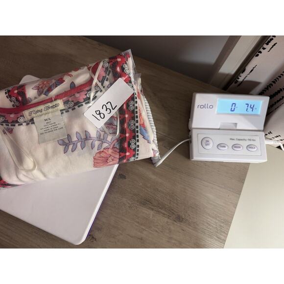 Flying Tomato Womens Floral Kimono SZ M L Cover Up Cruise Vacation Beach Duster - Picture 11 of 11